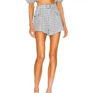 Jonathan Simkhai Plaid Adriatic Shorts